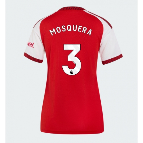 Billige Fotballdrakt Arsenal Cristhian Mosquera #3 Replika Hjemmedrakt Dame 2026-27 Kortermet Billige Fotballdrakt Arsenal Cristhian Mosquera #3 Replika Hjemmedrakt Dame 2026-27 Kortermet